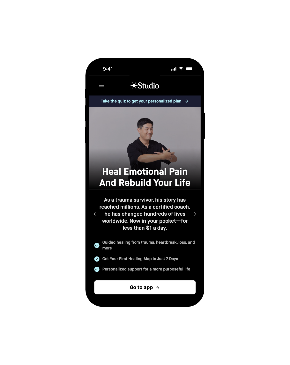 Heal and Rebuild app by Dawren Suh